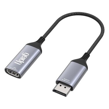 uptab DisplayPort 14 to HDMI 21 Adapter 8K with HDR DP 14 to HDMI 21 Display Port to HDMI Adapter 4k 120Hz up to 8K 60Hz with HDR Support for RTX 5090 RX 6900 Gaming PC and More