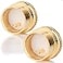 Monosaudio XLR Plugs 2Pcs Dust Caps Shorting Plugs Shielding Caps Noise Stopper Dust Proof Protectors Connector Covers for Audio Speakers Subwoofers Amplifier Gold Plated