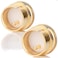 Monosaudio XLR Plugs 2Pcs Dust Caps Shorting Plugs Shielding Caps Noise Stopper Dust Proof Protectors Connector Covers for Audio Speakers Subwoofers Amplifier Gold Plated
