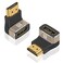 Duttek 8K HDMI 21 Extender Adapter 90 Degree Upward Angle Male to Female HDMI Adapter Extender Connector for TV Roku Fire Stick Chromecast Switch Laptop PC 2 Pack