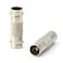 THE CIMPLE CO BNC Connectors for Coaxial Cable FemaletoFemale Coax Couplers Barrel Connectors and Adapters for Security Cameras CCTV SDI HDSDI 25 Pack