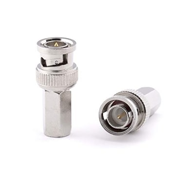 THE CIMPLE CO ScrewOn BNC Connectors RG59 Male TwistOn Coaxial Cable Ends RG59 Coax Ends for SDI HDSDI CCTV Security Camera Cable Pack of 50