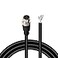 Lonlonty M12 Sensor Connector Aviation Cable Male 5 pin Straight 65Ft2M Aviation Socket Waterproof Electrical Cable for Industrial Automation ControlFieldbus ModuleDevice Network