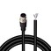 Lonlonty M12 Sensor Connector Aviation Cable Male 5 pin Straight 65Ft2M Aviation Socket Waterproof Electrical Cable for Industrial Automation ControlFieldbus ModuleDevice Network
