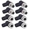 Lonlonty M12 4 Pin Male Female Right Angle Socket Panel Aviation Wire Connector12mm Industrial Circular Connector Outdoor Waterproof IP674 Sets