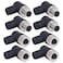 Lonlonty M12 4 Pin Male Female Right Angle Socket Panel Aviation Wire Connector12mm Industrial Circular Connector Outdoor Waterproof IP674 Sets