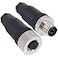 Lonlonty M12 4 Pin Male Female Socket Panel Aviation Wire Connector12mm Industrial Circular ConnectorOutdoor Waterproof IP67