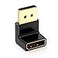 Cable Matters 4K240Hz Right Angle DisplayPort 14 Adapter 8K DisplayPort 90 Degree Adapter Black