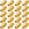 PASOW F Type RG6 Coupler Gold Plated Female to Female Barrel Coaxial Adapter 20pcs