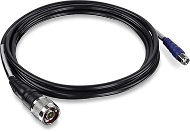 TRENDnet Reverse SMA Female to NType Male Weatherproof Connector Cable 65ft 2MNDAA Compliant Black TEWL202