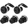 ANMBEST 5PCS HDMI 20 Panel Mount Connector USB Pass Through Cable Coupler 4K 30Hz 3D and HDR Female to Female HDMI Bulkhead Adapter with Weatherproof Dust Cap
