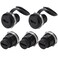 ANMBEST 5PCS HDMI 20 Panel Mount Connector USB Pass Through Cable Coupler 4K 30Hz 3D and HDR Female to Female HDMI Bulkhead Adapter with Weatherproof Dust Cap