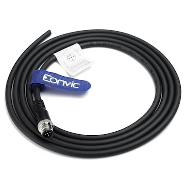 Eonvic Industrial M12 5 Pin Male Aviation Sensor Connector Electrical PVC Cable 15M