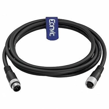 Eonvic Industrial M12 5 Pin Male to Female Aviation Sensor Connector Electrical PVC Cable