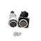 Eonvic WEIPU WS28 16 Pin Connector Waterproof IP67 Metal Male Plug Female Square Socket Panel Mount Aviation Cable Connector 16Pin