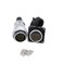 Eonvic WEIPU WS28 16 Pin Connector Waterproof IP67 Metal Male Plug Female Square Socket Panel Mount Aviation Cable Connector 16Pin