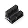 DGZZI USB 30 90 Degree Adapter Black USB 30 19Pin20Pin Male to Female L Turn Right Angle Power Adapter Motherboard Down Angled