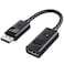 Cable Matters 8K DisplayPort 14 to HDMI 21 Adapter with 4K 240Hz 8K 60Hz Unidirectional DisplayPort to HDMI 21 Cable Adapter Supports RTX5080 RX9070 Not Work with PS5Xbox No VRR Support