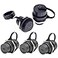 ANMBEST 5PCS USB 31 Type C Panel Mounting Waterproof Connector IP67 24 Pins Female to Female PA6BG33 Housing Double Head Adapter with WaterproofDust Cap