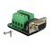 Avanexpress DB9 Breakout Connector RS232 Serial 9 Pin Connector Db9 Terminal Female with Screw