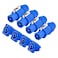 MAD OWL Powercon Connectors Compatible with Neutrik Nac3mpa Powercon Adapter in Connector to Panel Mount Male to Power Cable Connectors 4 Packs