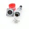 DRRI Weipu Connector WS16 TQ Z 3Pin Male Plug Female Socket Square Flange Panel Mount Industrial Waterproof Connector