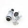 DRRI Weipu Connector WS16 TQ Z 3Pin Male Plug Female Socket Square Flange Panel Mount Industrial Waterproof Connector