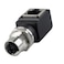 Lonlonty RJ45 to M12 X Coded 8 Pin Adapter Cat6Cat5 M12 Female to RJ45 Female Connector XCode IP68 Shielded Industrial Ethernet Adapter for Basler Cognex Industrial Camera Sensor