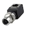 Lonlonty RJ45 to M12 X Coded 8 Pin Adapter Cat6Cat5 M12 Female to RJ45 Female Connector XCode IP68 Shielded Industrial Ethernet Adapter for Basler Cognex Industrial Camera Sensor