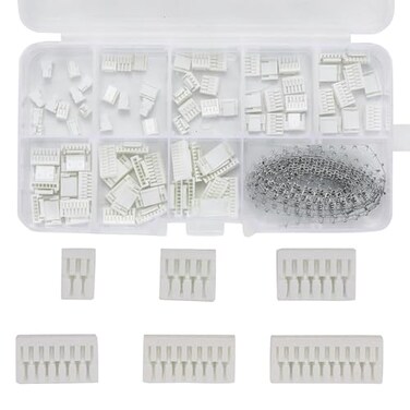 Teansic 580Pcs JST GH 125mm Connector Kit234567810 Pin Housing Connectors125mm Pitch JST AdapterGH 125mm Plug Terminal Set for 3D PrinterFlight Controller