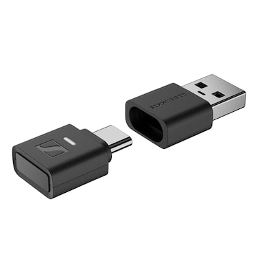 Sennheiser BTD 700 Bluetooth USB Dongle aptX Lossless Auracast Plug Play Audio Transmitter for Headphones and Speakers UltraLow Latency Bluetooth 54 USBC USBA Compatible