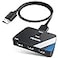 NEWCARE Upgrade HDMI Switch 3 in 1 Out 4K60Hz HDMI 20 Switch Splitter with 26FT Long HDMI Cable 3Port HDMI Switcher Selector Supports 4K 30Hz 3D 1080P HDCP22 for PS5 Xbox DVD Player Fire Stick PC