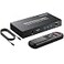 PROZOR Digital Audio Switcher Splitter 3 in 2 Out 3 Port Spdif Toslink Optical Switch with Remote Control Aluminum Alloy Material 2 Way Digital Audio Splitter Support LPCM 20 DTS DolbyAC3