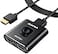 GANA HDMI Switch 4k60hz Splitter Aluminum Bidirectional HDMI Switcher 2 in 1 Out Manual HDMI Hub Supports HD Compatible with Xbox PS543 BluRay Player Fire Stick Roku Black with 39Ft Cable