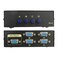 DEEIRAO VGA Switch Box 4 Port 15 Pin Female 4 in 1 Out Resolution up to 1920x1440 Signal Splitters for Electronic Apparatus PC Computer Monitor