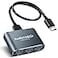 avedio links HDMI Switch 3 in 1 Out 4K60Hz Aluminum Alloywith 4FT HDMI 20 Cable 3x1 4K HDMI Switch Box 3Port HDMI Selector Switcher Support HDCP 22 HDR 10 for Fire TV Stick PS5