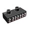 Dingsun 6Way Audio Switcher Right and Left Channel Stereo Audio Switcher Plug Play Compatible with TV Blu Ray Player DVD Player CD Amplifier Speaker 6 in1 Out