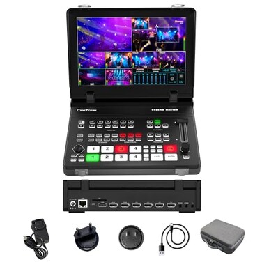 CINETREAK Stream Master 4 HDMI Video Switcher 10 Screen PTZ Control Dual RTMP Streaming Recording Playback Video MixerNDI updatable