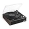 Victrola Eastwood Bluetooth Record Player 3Speed Turntable Premium MM Cartridge Vinyl Stream for Wireless Streaming Removable Dust Cover Builtin Speakers Espresso