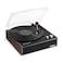 Victrola Eastwood Bluetooth Record Player 3Speed Turntable Premium MM Cartridge Vinyl Stream for Wireless Streaming Removable Dust Cover Builtin Speakers Espresso