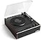 Victrola Eastwood Signature Bluetooth Record Player 3Speed Turntable Builtin Speakers Premium MM Cartridge Vinyl Stream for Wireless Streaming Removable Dust Cover Espresso