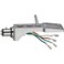 Audio-Technica AudioTechnica atHS1 Universal Headshell for LP120USB LP240USB and LP1240USB DirectDrive Turntables White
