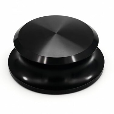 Menesia Record Weight Stabilizer Turntable and Vinyl Record Weight Premium Vinyl Stabilizer for Superior Sound Black