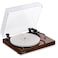 Fluance RT85 Turntable with Ortofon Cartridge Acrylic Platter Speed Control and Vibration Isolation Walnut