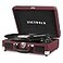 Victrola Journey Bluetooth Portable Suitcase Record Player with Builtin Speakers 3 Speed Vinyl Record Player RCA Out Headphone Jack Marsala