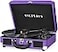 Victrola Journey Bluetooth Portable Suitcase Record Player with Builtin Speakers 3 Speed Vinyl Record Player RCA Out Headphone Jack Purple Glitter
