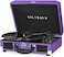 Victrola Journey Bluetooth Portable Suitcase Record Player with Builtin Speakers 3 Speed Vinyl Record Player RCA Out Headphone Jack Purple Glitter