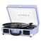 Victrola Journey Bluetooth Portable Suitcase Record Player with Builtin Speakers 3 Speed Vinyl Record Player RCA Out Headphone Jack LavenderSilver