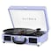 Victrola Journey Bluetooth Portable Suitcase Record Player with Builtin Speakers 3 Speed Vinyl Record Player RCA Out Headphone Jack LavenderSilver