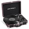 Victrola Journey Bluetooth Portable Suitcase Record Player with Builtin Speakers 3 Speed Vinyl Record Player RCA Out Headphone Jack Magenta